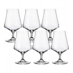 Jogo De 6 Taças 365ml Para Cerveja Cettia Em Cristal Ecológico Bohemia